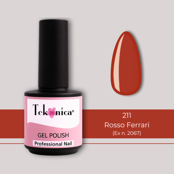 Smalto semipermanente - 211 - Rosso Ferrari (EX N.2067)