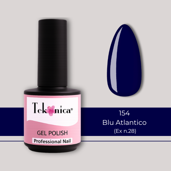 Smalto semipermanente - 154 - Blu Atlantico (EX N.28)