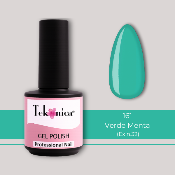 Smalto semipermanente - 161 - Verde Menta (EX N.32)