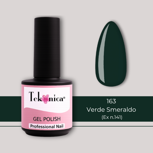 Smalto semipermanente - 163 - Verde Smeraldo (EX N.141)