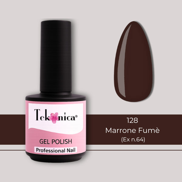 Smalto semipermanente - 128 - Marrone Fumè (EX N.64)